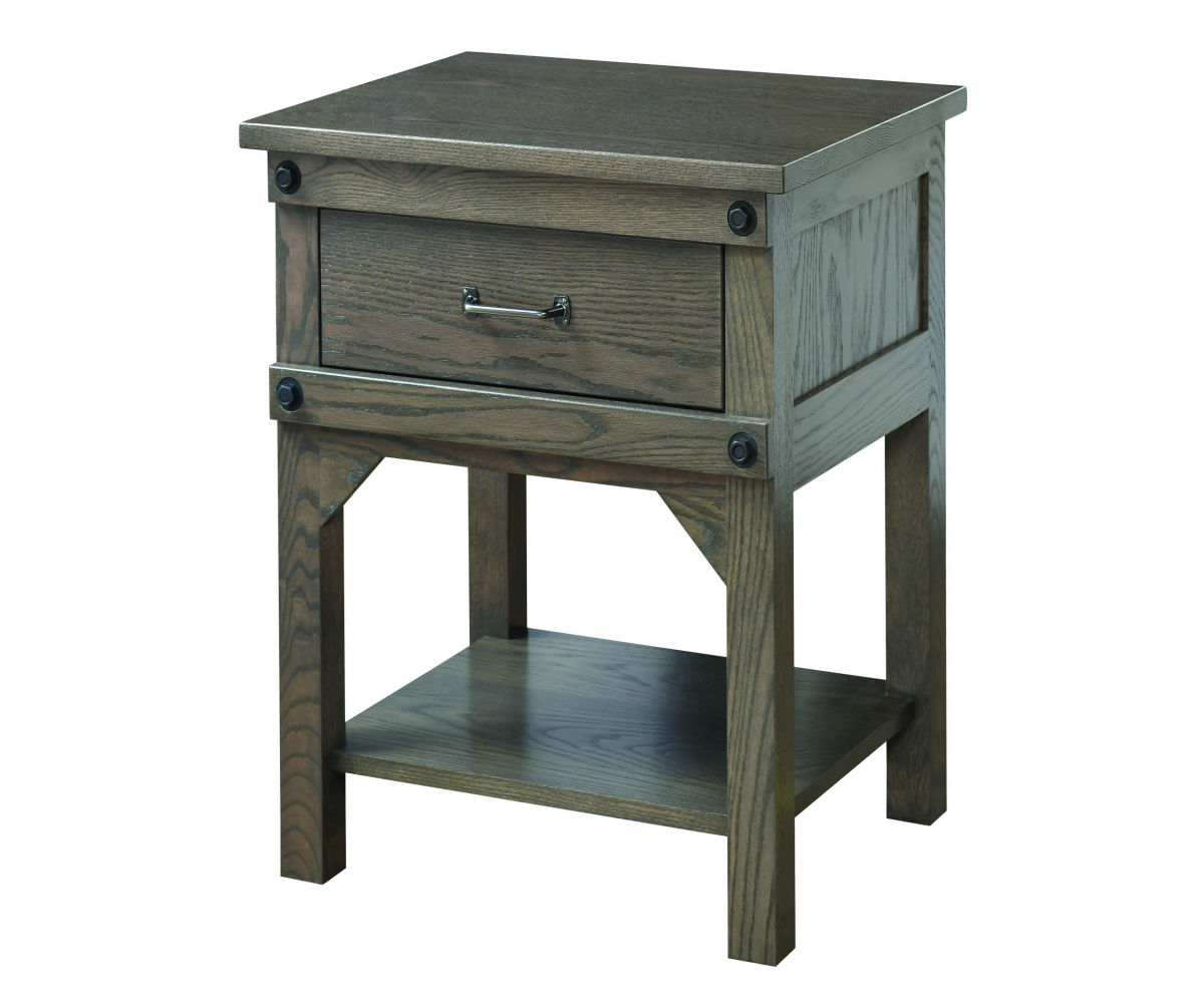 Cambridge 1 Drawer Nightstand Amish Elegance