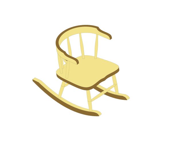 Wrap Around Child's Rocker
