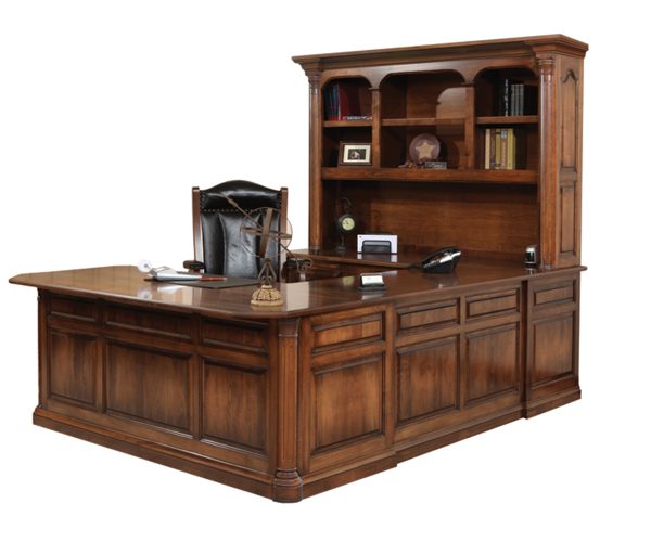 Jefferson U-Shape Desk & Hutch