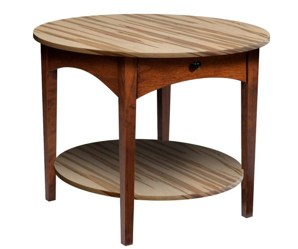 Modern Shaker Round End Table