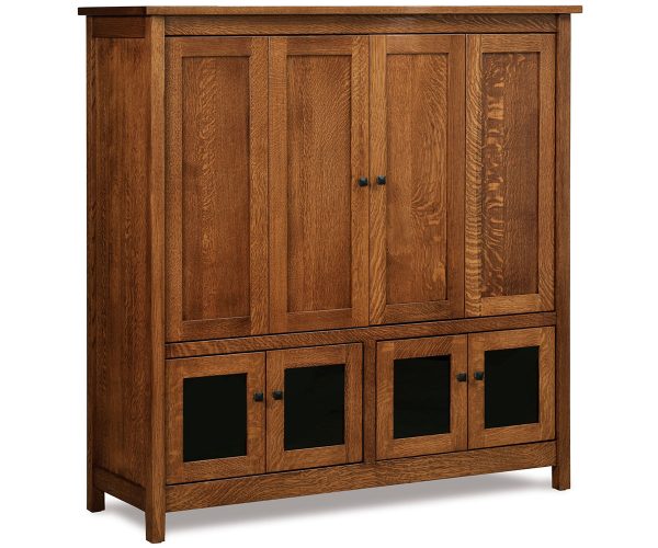 Centennial Entertainment Center with Doors