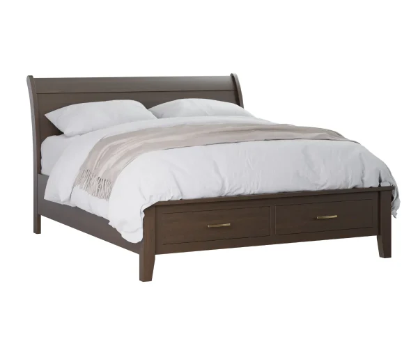 Lakeside Bed with Storage Footboard